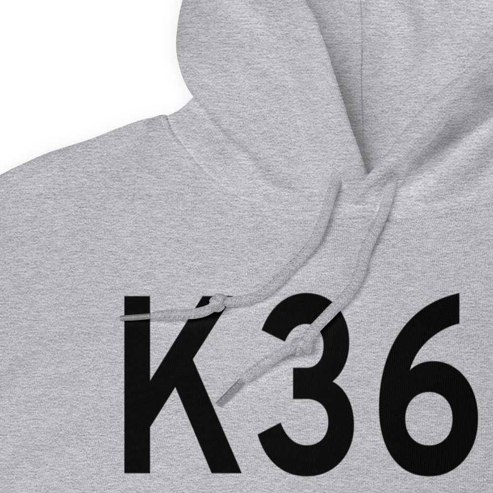 Happy Camp Airport (K36S) ICAO Hoodie Sweatshirt 