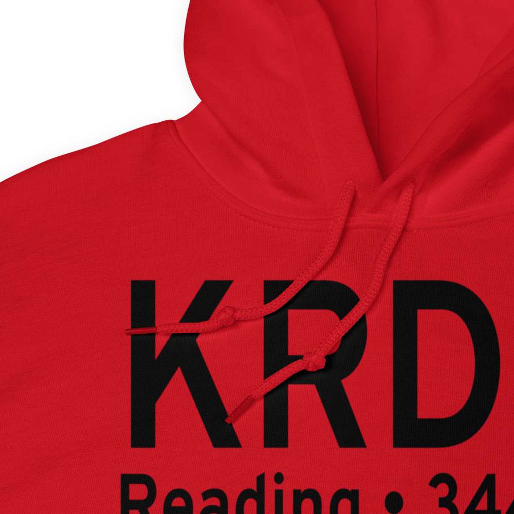 Reading Regional Carl A Spaatz Field (KRDG) ICAO Hoodie Sweatshirt 
