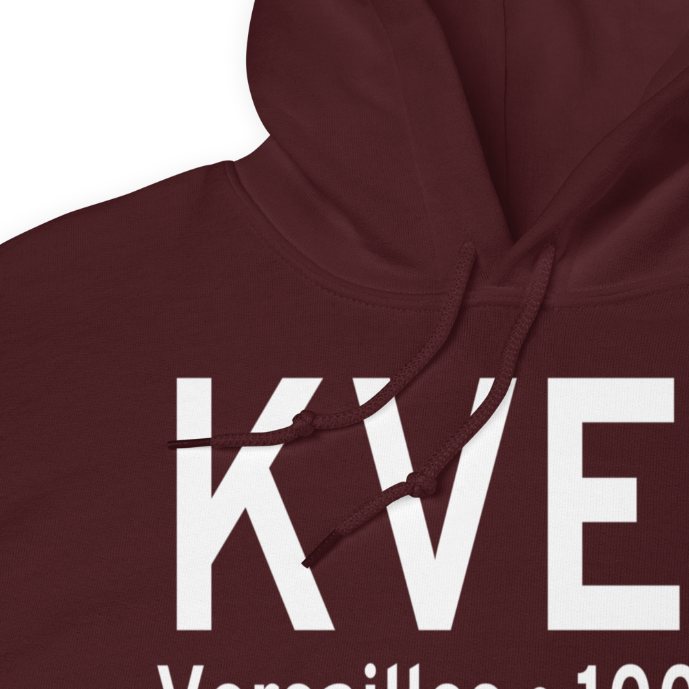 Darke County Airport (KVES) ICAO Hoodie Sweatshirt 