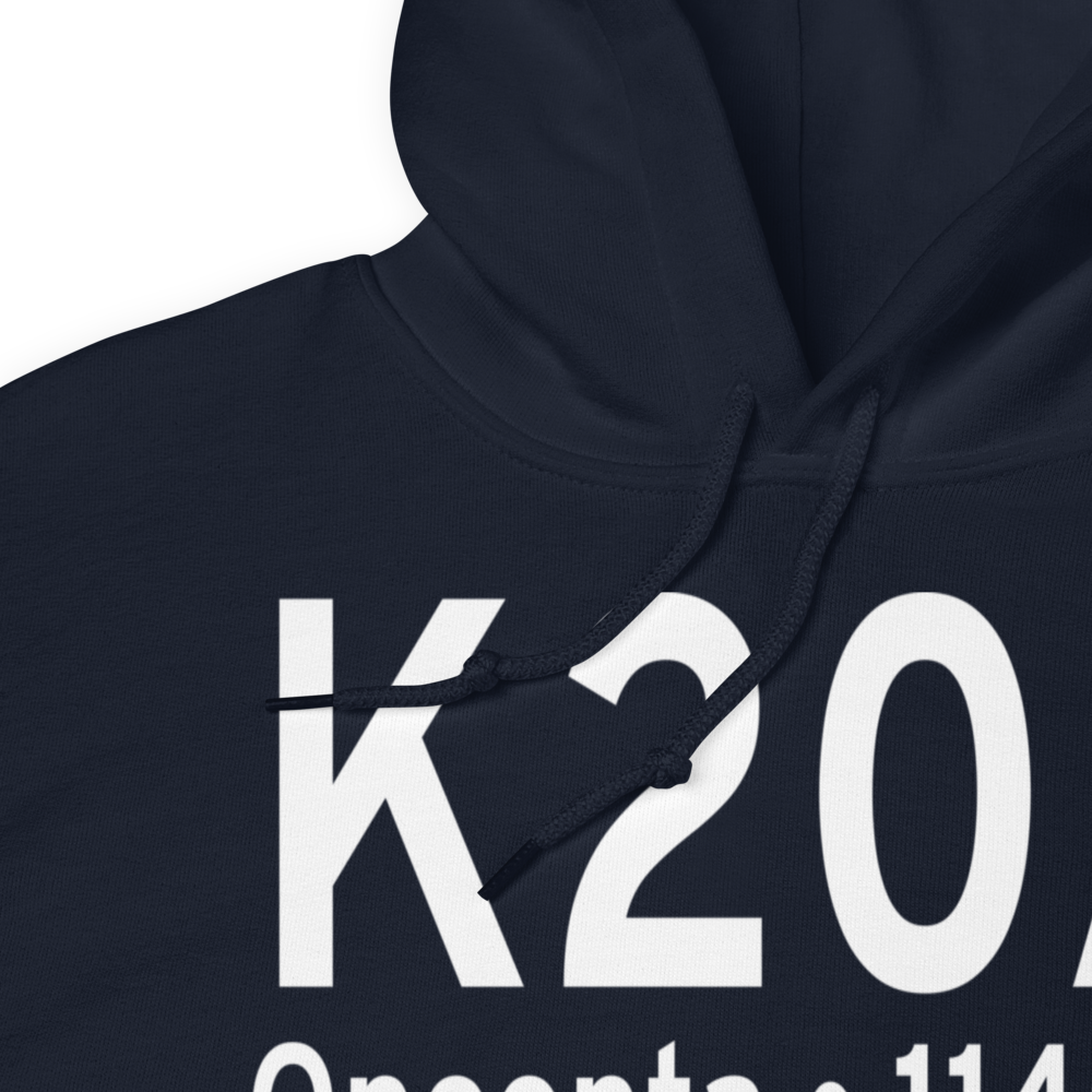 Robbins Field (K20A) ICAO Hoodie Sweatshirt 