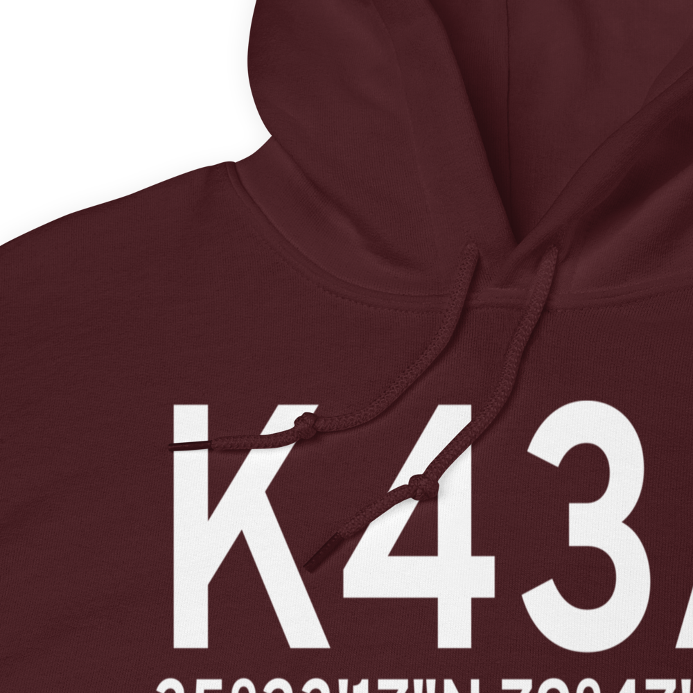 Montgomery County Airport (K43A) ICAO Hoodie Sweatshirt 