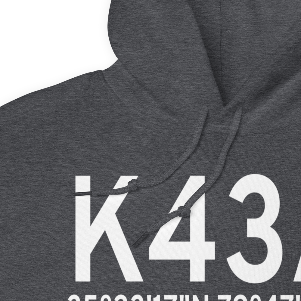Montgomery County Airport (K43A) ICAO Hoodie Sweatshirt 