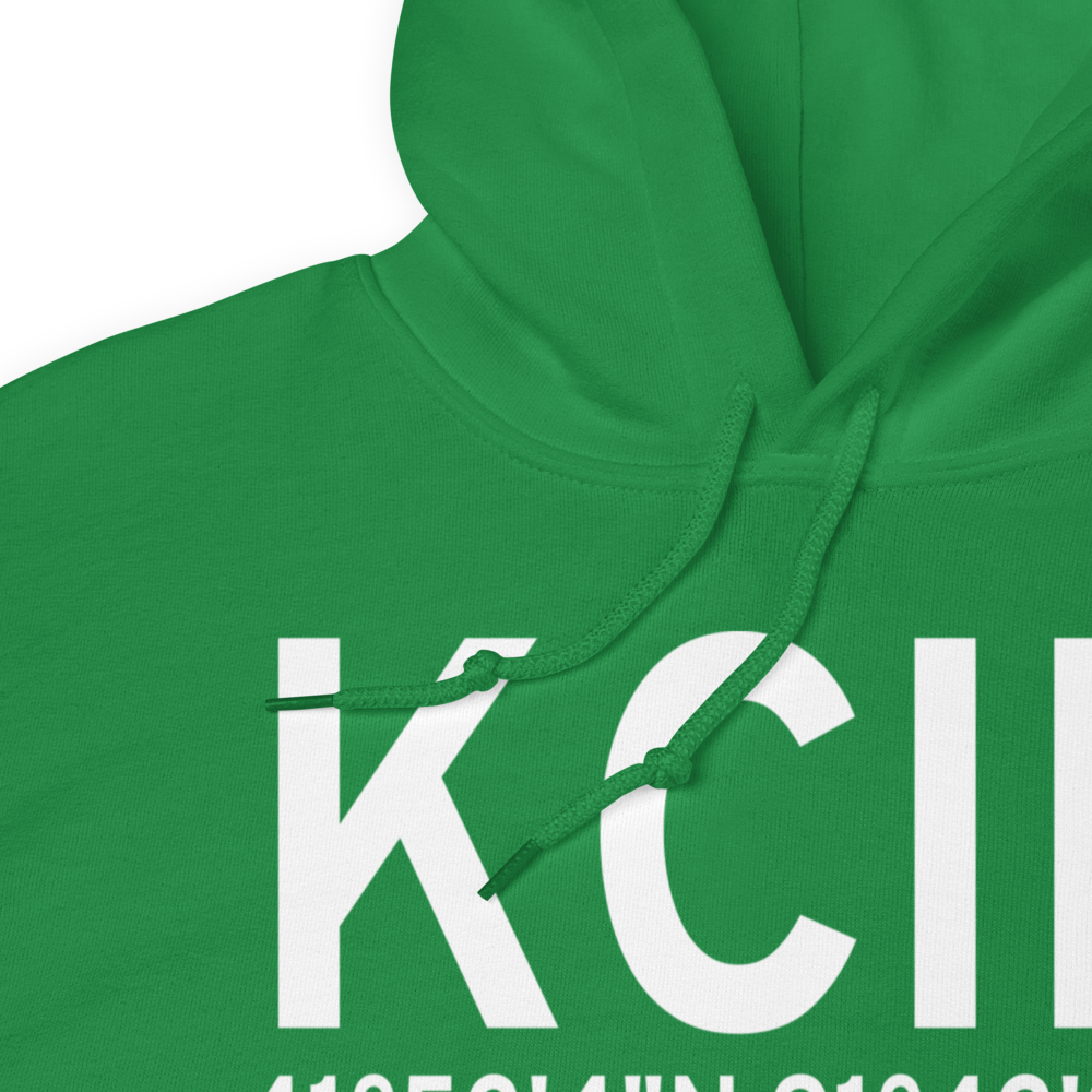 The Eastern Iowa Airport (KCID) ICAO Hoodie Sweatshirt 