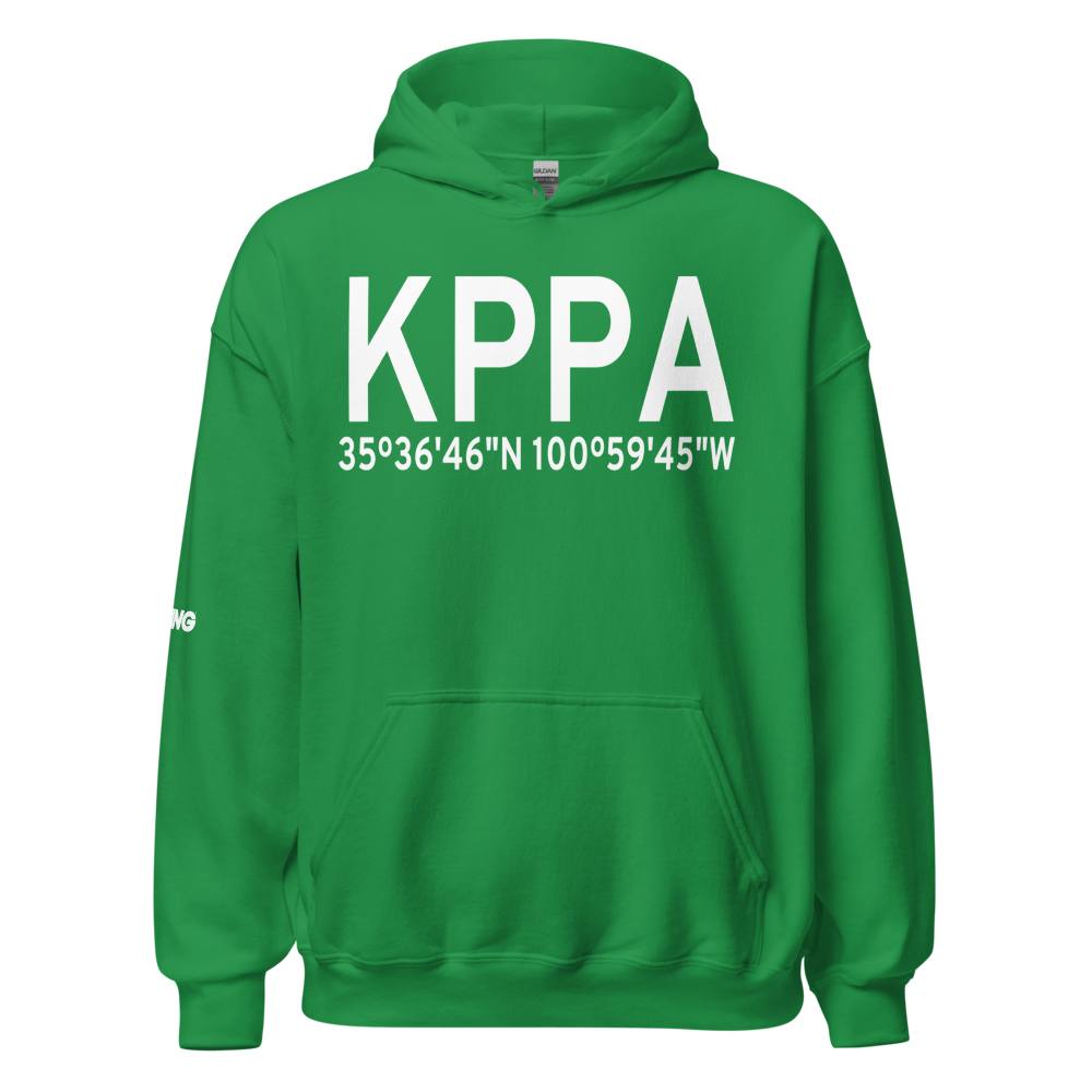 Perry Lefors Field (KPPA) ICAO Hoodie Sweatshirt 