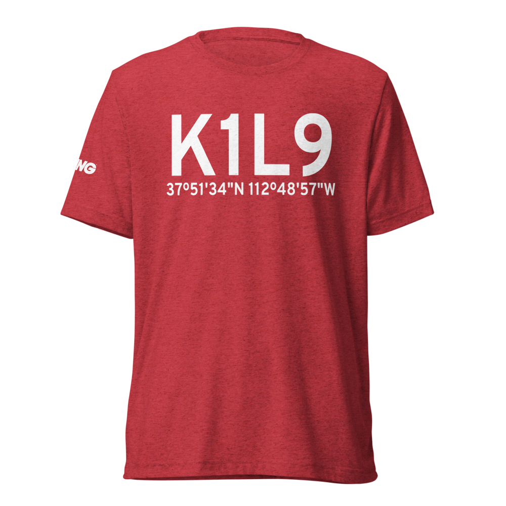 Parowan Airport (K1L9) ICAO Tri-blend T-Shirt 