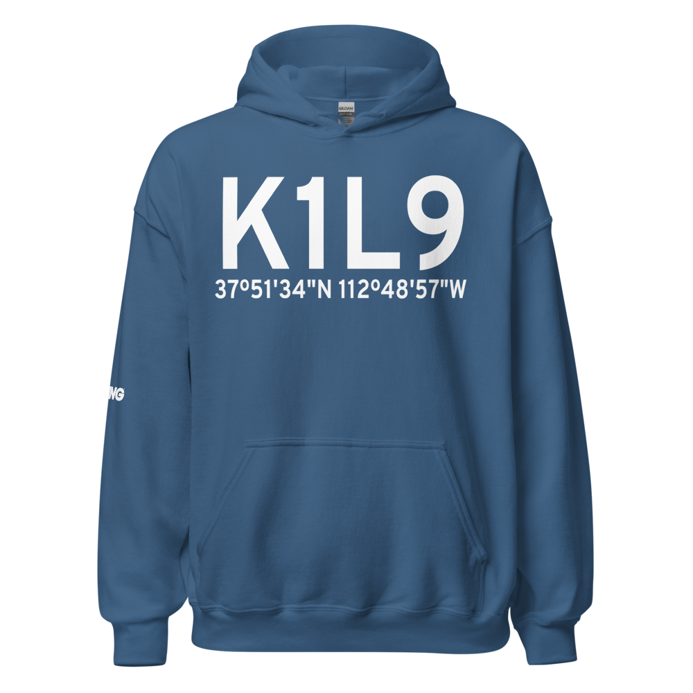 Parowan Airport (K1L9) ICAO Hoodie Sweatshirt 