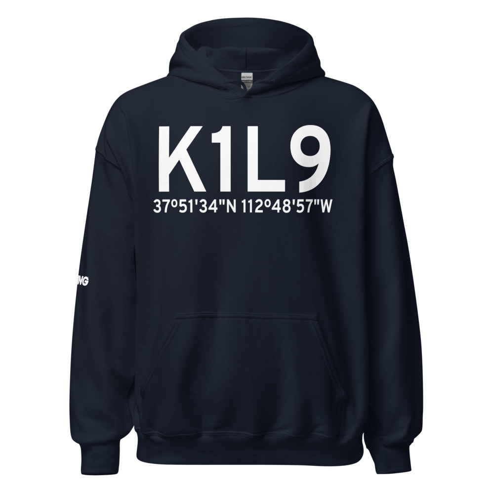 Parowan Airport (K1L9) ICAO Hoodie Sweatshirt 