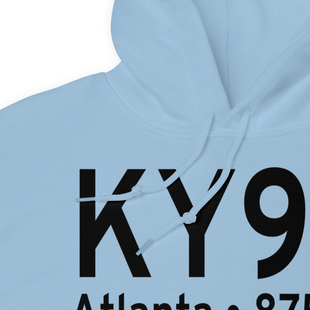 Atlanta Municipal Airport (KY93) ICAO Hoodie Sweatshirt 