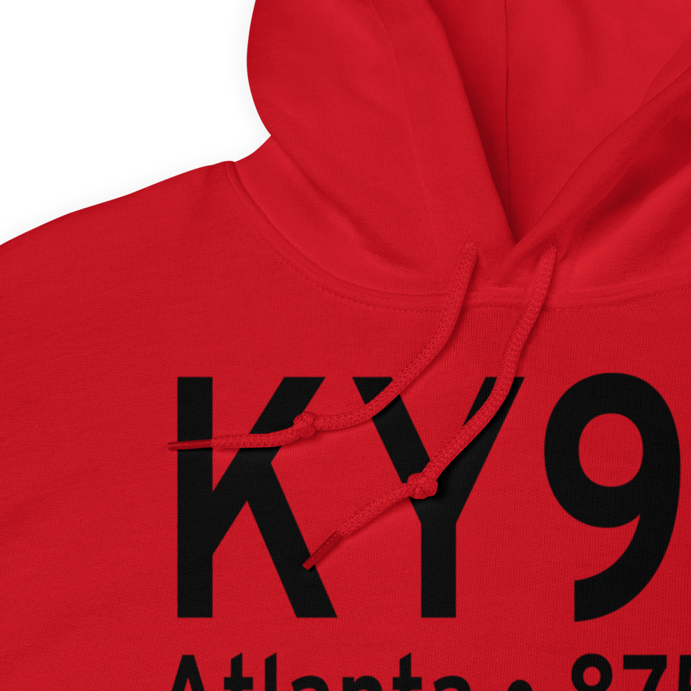 Atlanta Municipal Airport (KY93) ICAO Hoodie Sweatshirt 