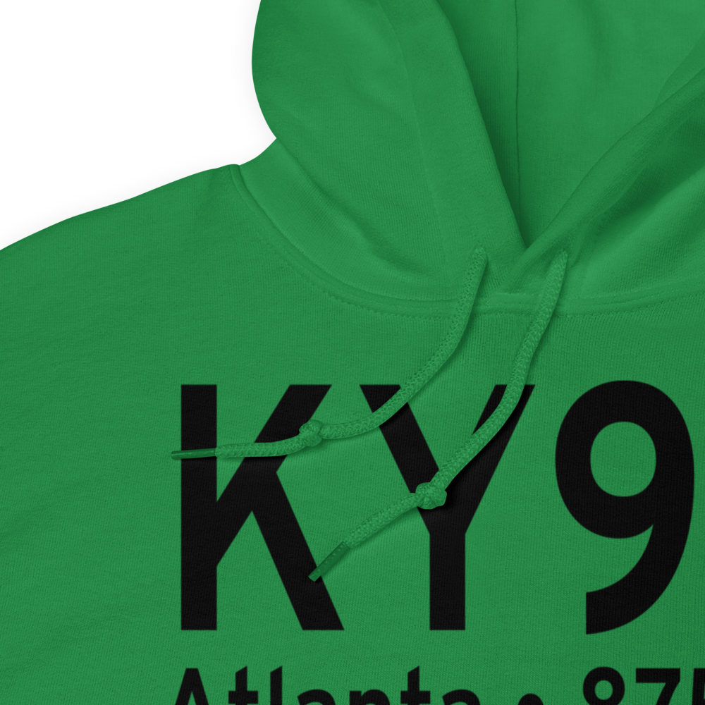 Atlanta Municipal Airport (KY93) ICAO Hoodie Sweatshirt 