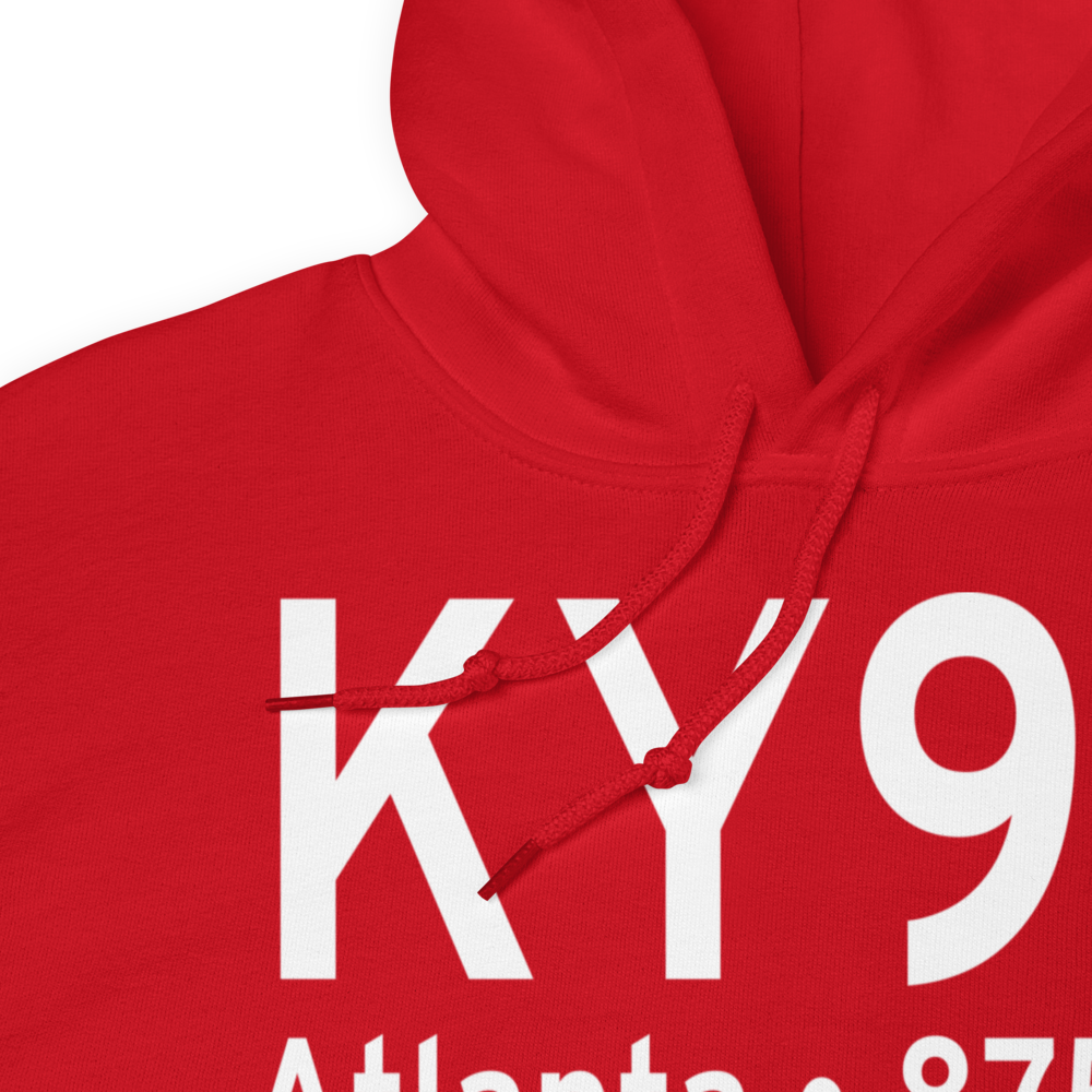 Atlanta Municipal Airport (KY93) ICAO Hoodie Sweatshirt 