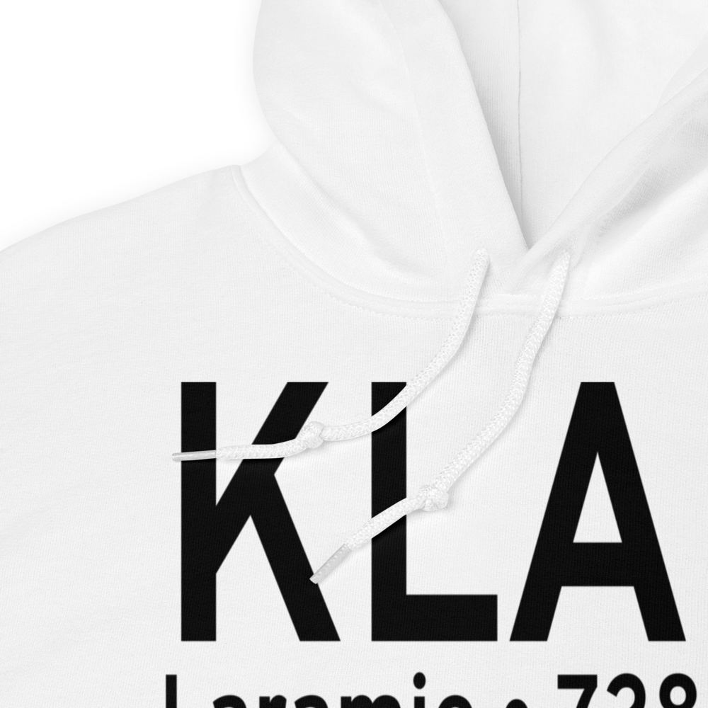 Laramie Regional Airport (KLAR) ICAO Hoodie Sweatshirt 