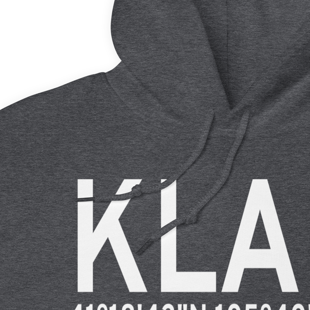 Laramie Regional Airport (KLAR) ICAO Hoodie Sweatshirt 