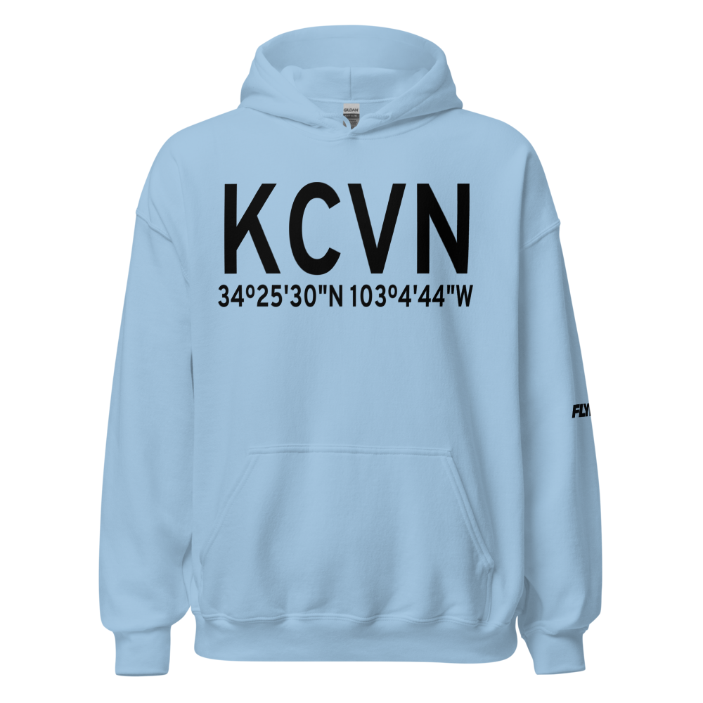 Clovis Municipal Airport (KCVN) ICAO Hoodie Sweatshirt 