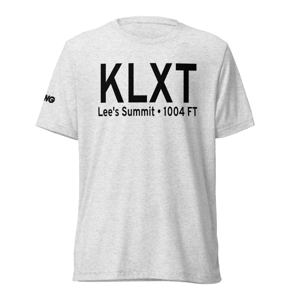 Lee's Summit Municipal Airport (KLXT) ICAO Tri-blend T-Shirt 