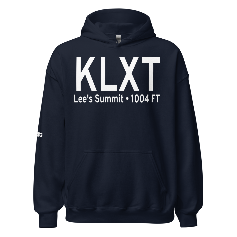Lee's Summit Municipal Airport (KLXT) ICAO Hoodie Sweatshirt 
