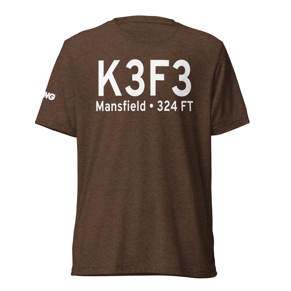 C E 'Rusty' Williams Airport (K3F3) ICAO Tri-blend T-Shirt 