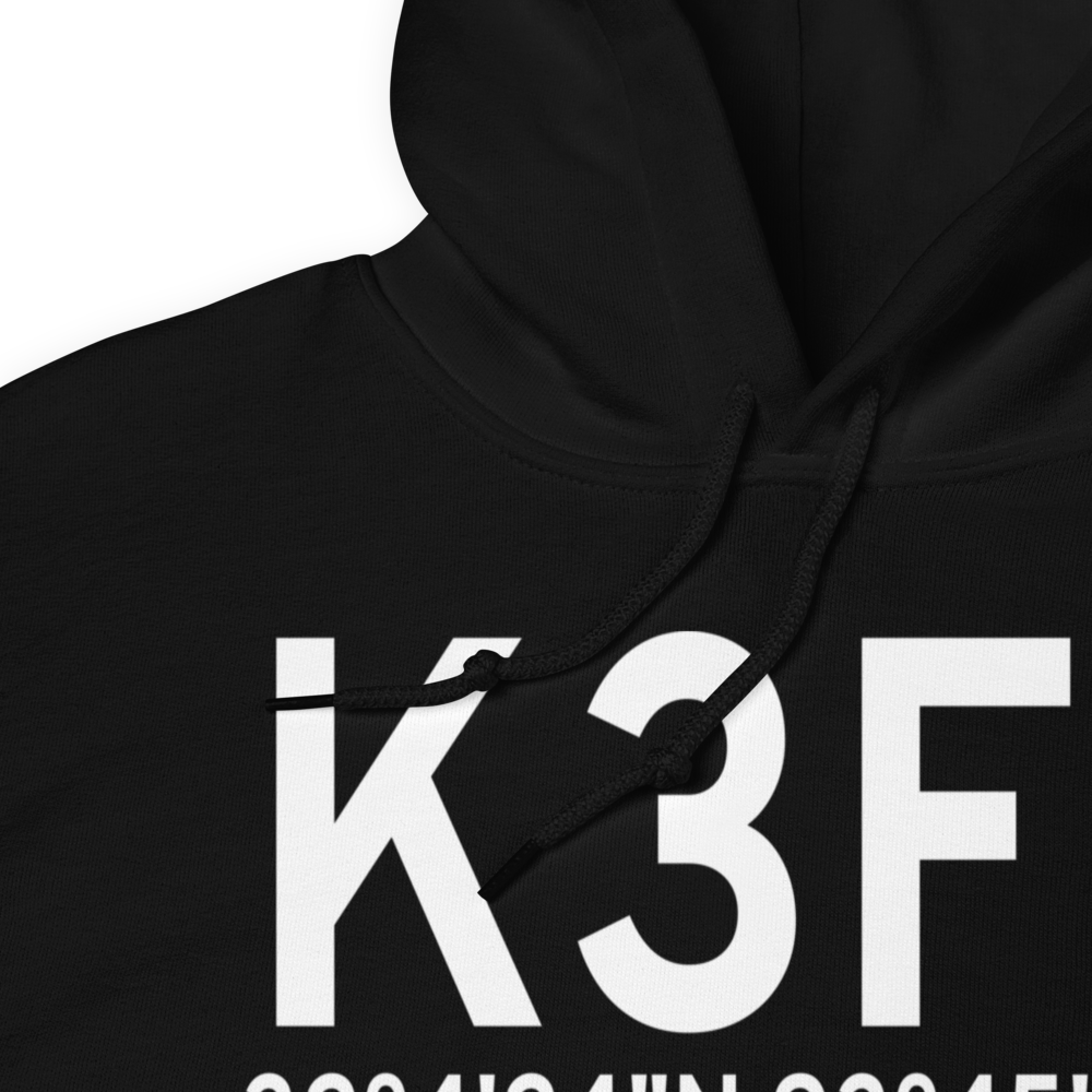 C E 'Rusty' Williams Airport (K3F3) ICAO Hoodie Sweatshirt 