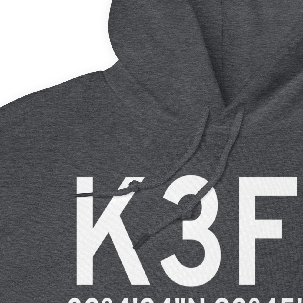 C E 'Rusty' Williams Airport (K3F3) ICAO Hoodie Sweatshirt 