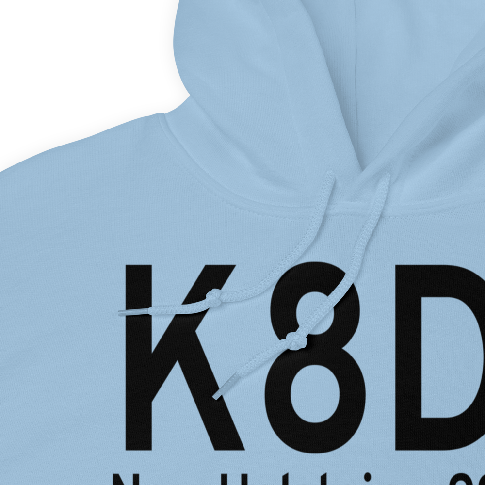 New Holstein Municipal Airport (K8D1) ICAO Hoodie Sweatshirt 