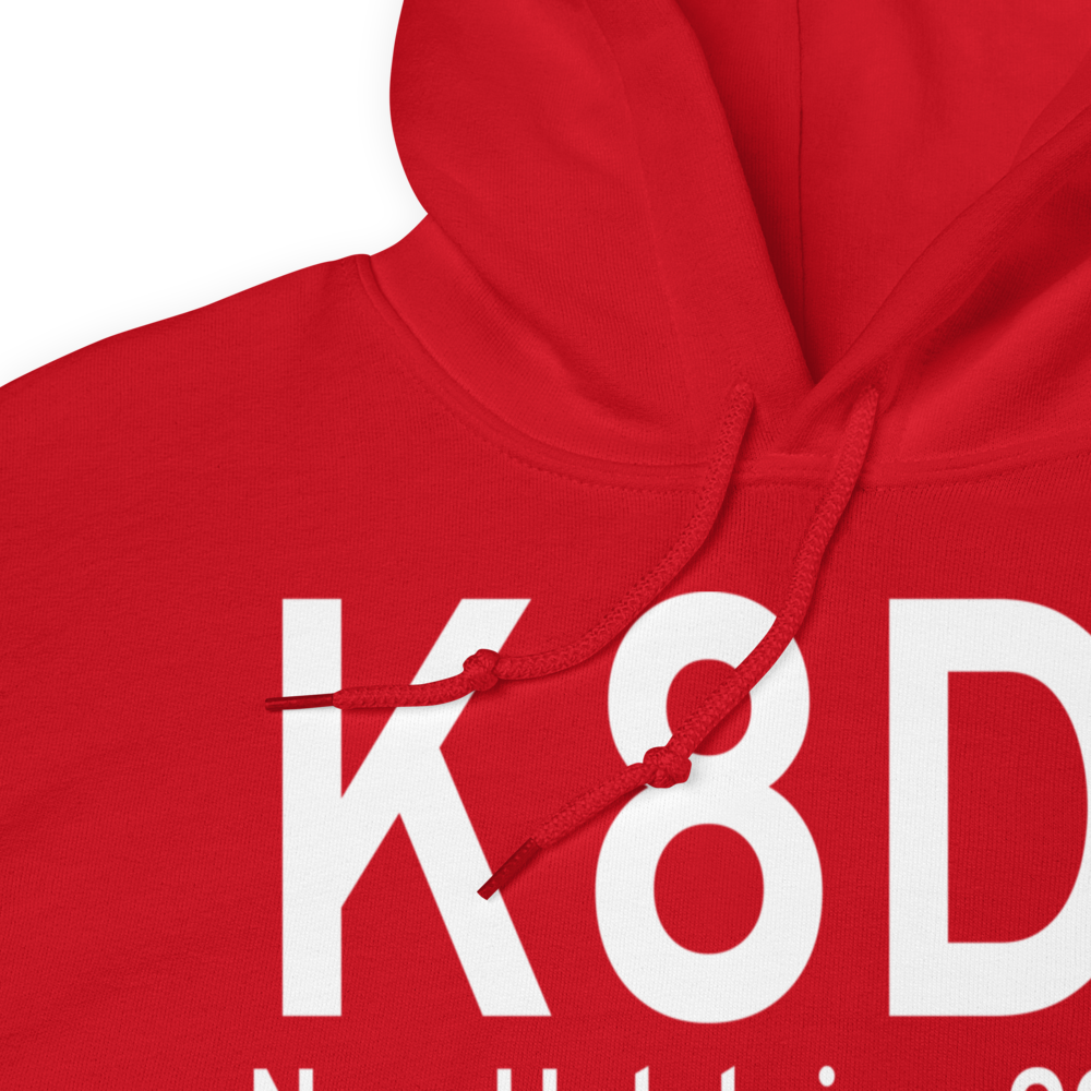 New Holstein Municipal Airport (K8D1) ICAO Hoodie Sweatshirt 