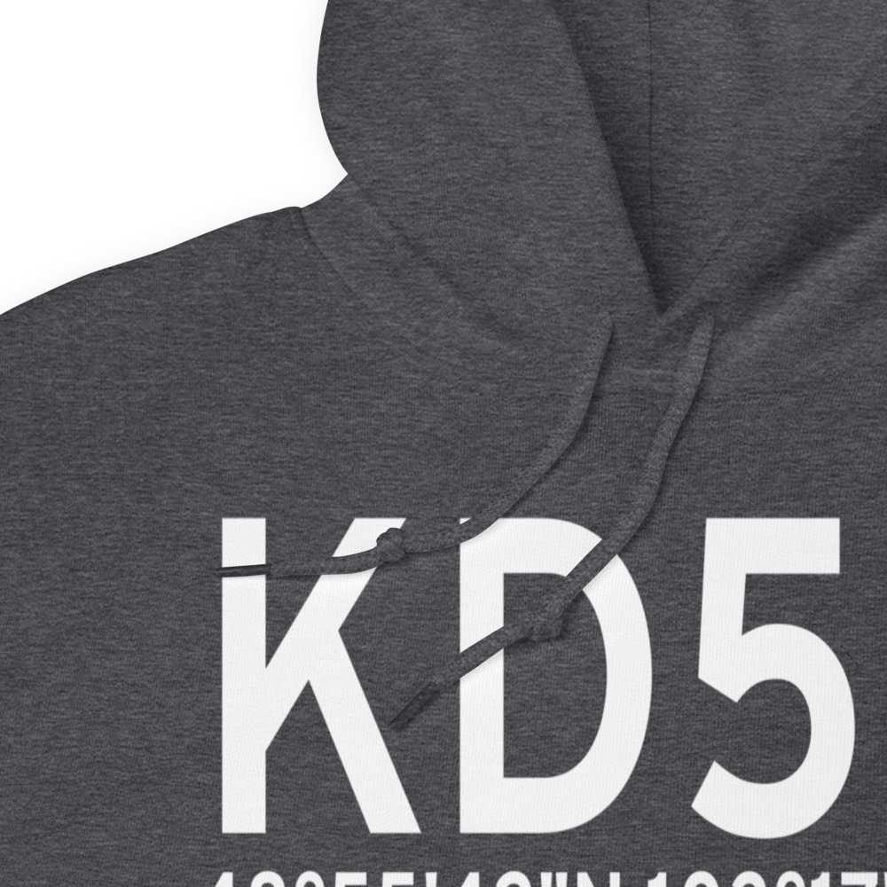 Crosby Municipal Airport (KD50) ICAO Hoodie Sweatshirt 