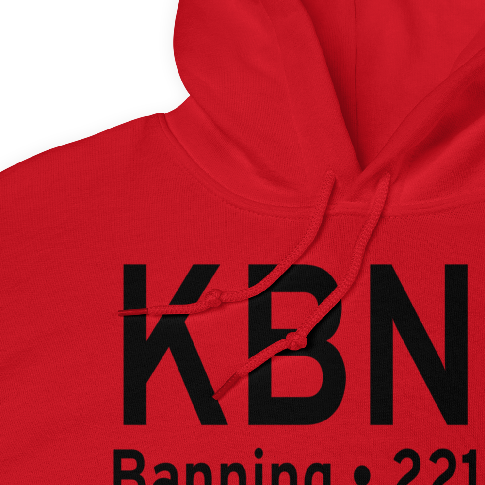 Banning Municipal Airport (KBNG) ICAO Hoodie Sweatshirt 