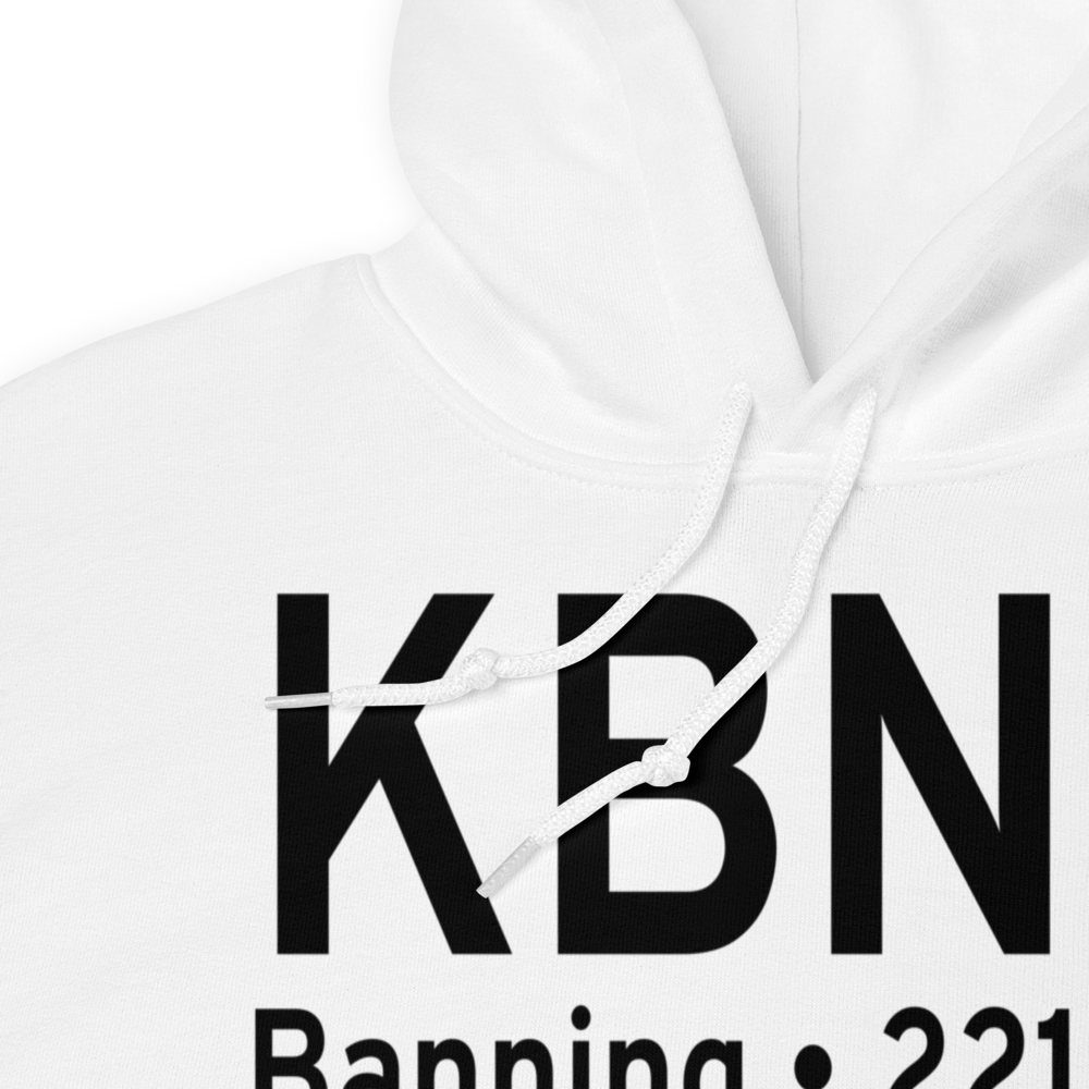 Banning Municipal Airport (KBNG) ICAO Hoodie Sweatshirt 