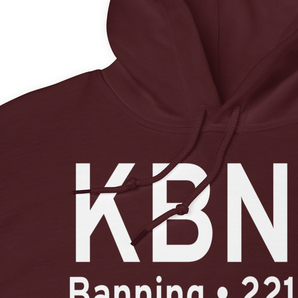 Banning Municipal Airport (KBNG) ICAO Hoodie Sweatshirt 