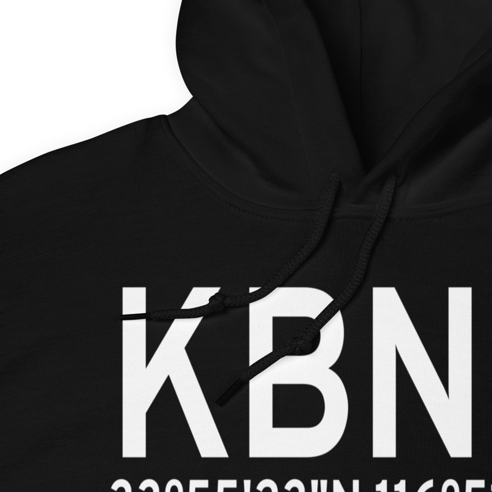Banning Municipal Airport (KBNG) ICAO Hoodie Sweatshirt 