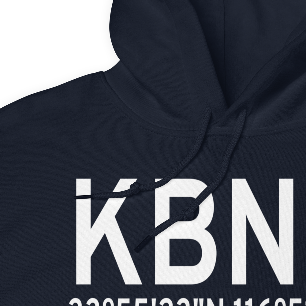 Banning Municipal Airport (KBNG) ICAO Hoodie Sweatshirt 