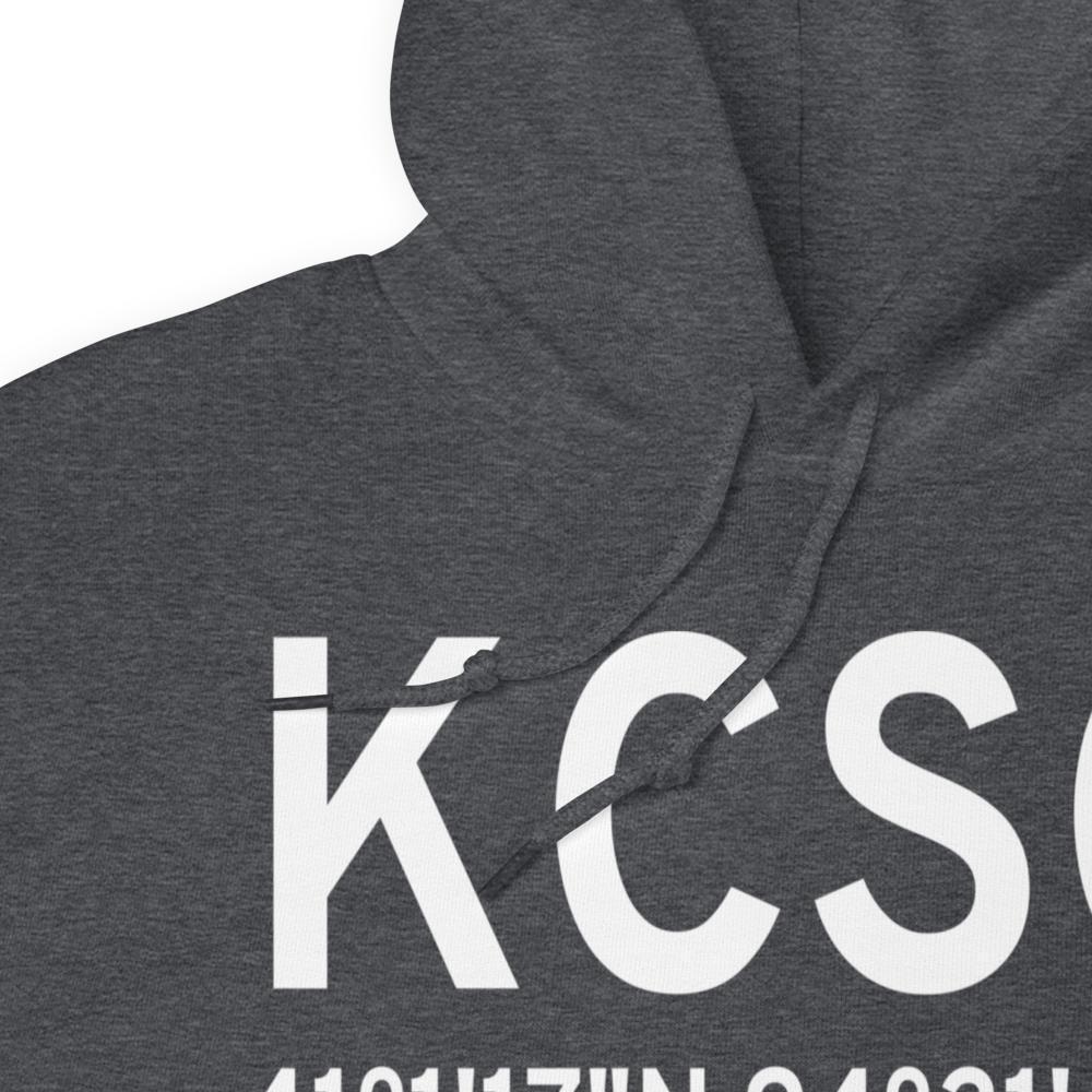 Creston Municipal Airport (KCSQ) ICAO Hoodie Sweatshirt 