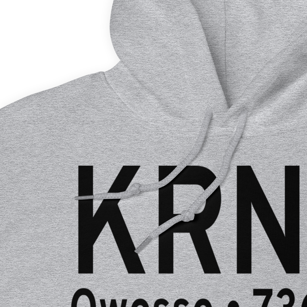 Owosso Community Airport (KRNP) ICAO Hoodie Sweatshirt 