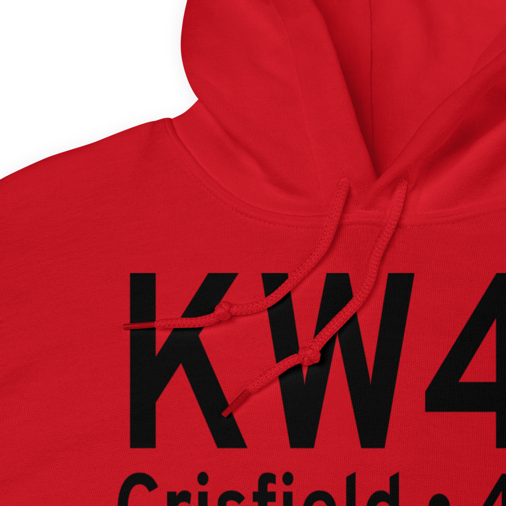Crisfield Municipal Airport (KW41) ICAO Hoodie Sweatshirt 