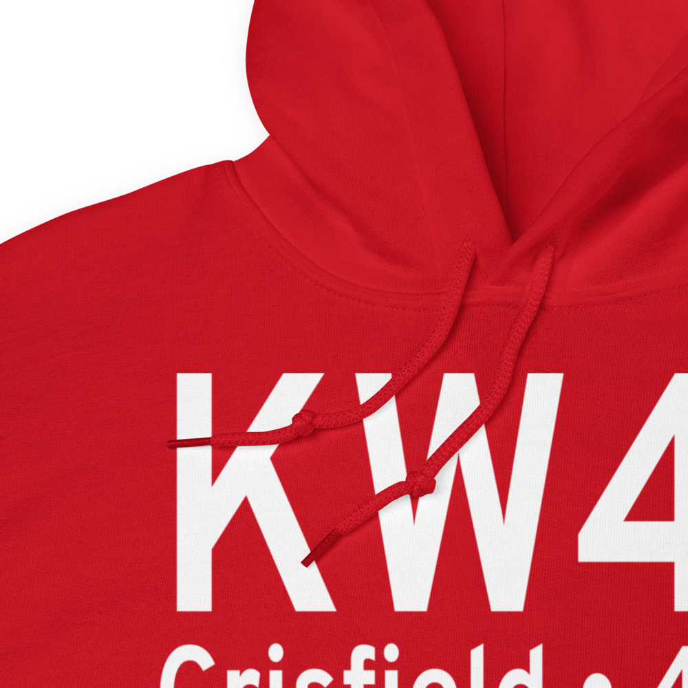 Crisfield Municipal Airport (KW41) ICAO Hoodie Sweatshirt 