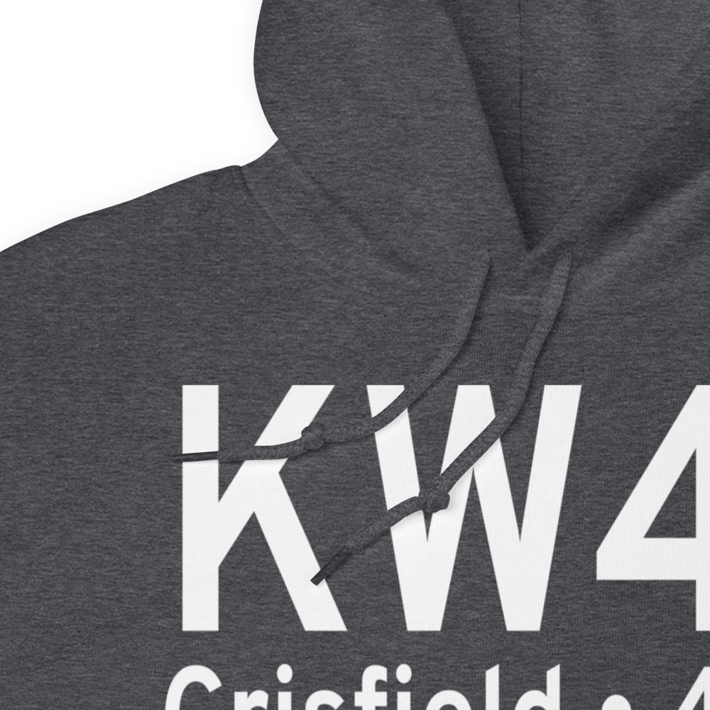 Crisfield Municipal Airport (KW41) ICAO Hoodie Sweatshirt 