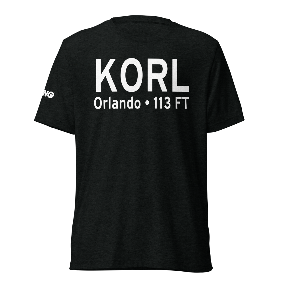 Orlando Executive Airport (KORL) ICAO Tri-blend T-Shirt 