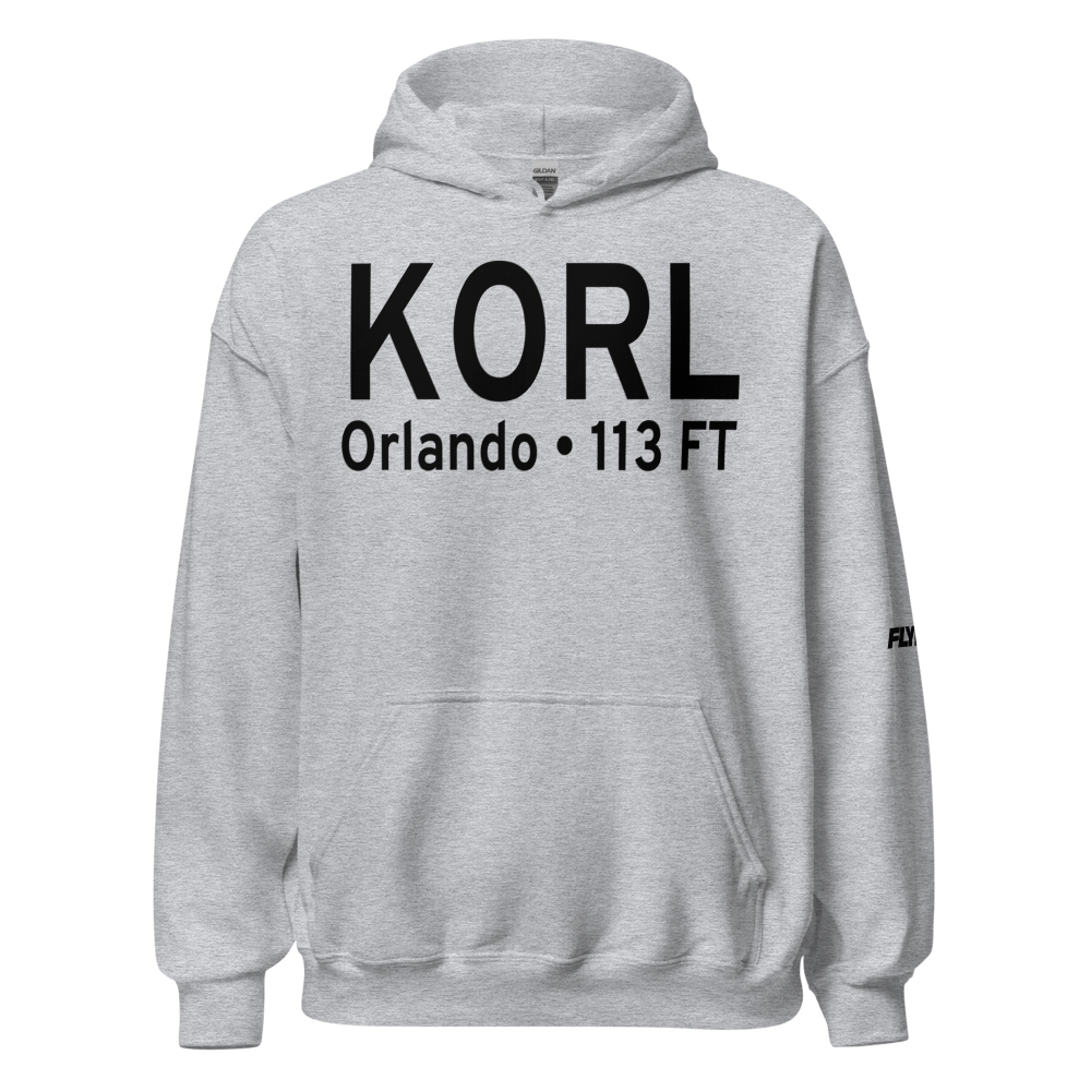 Orlando Executive Airport (KORL) ICAO Hoodie Sweatshirt 