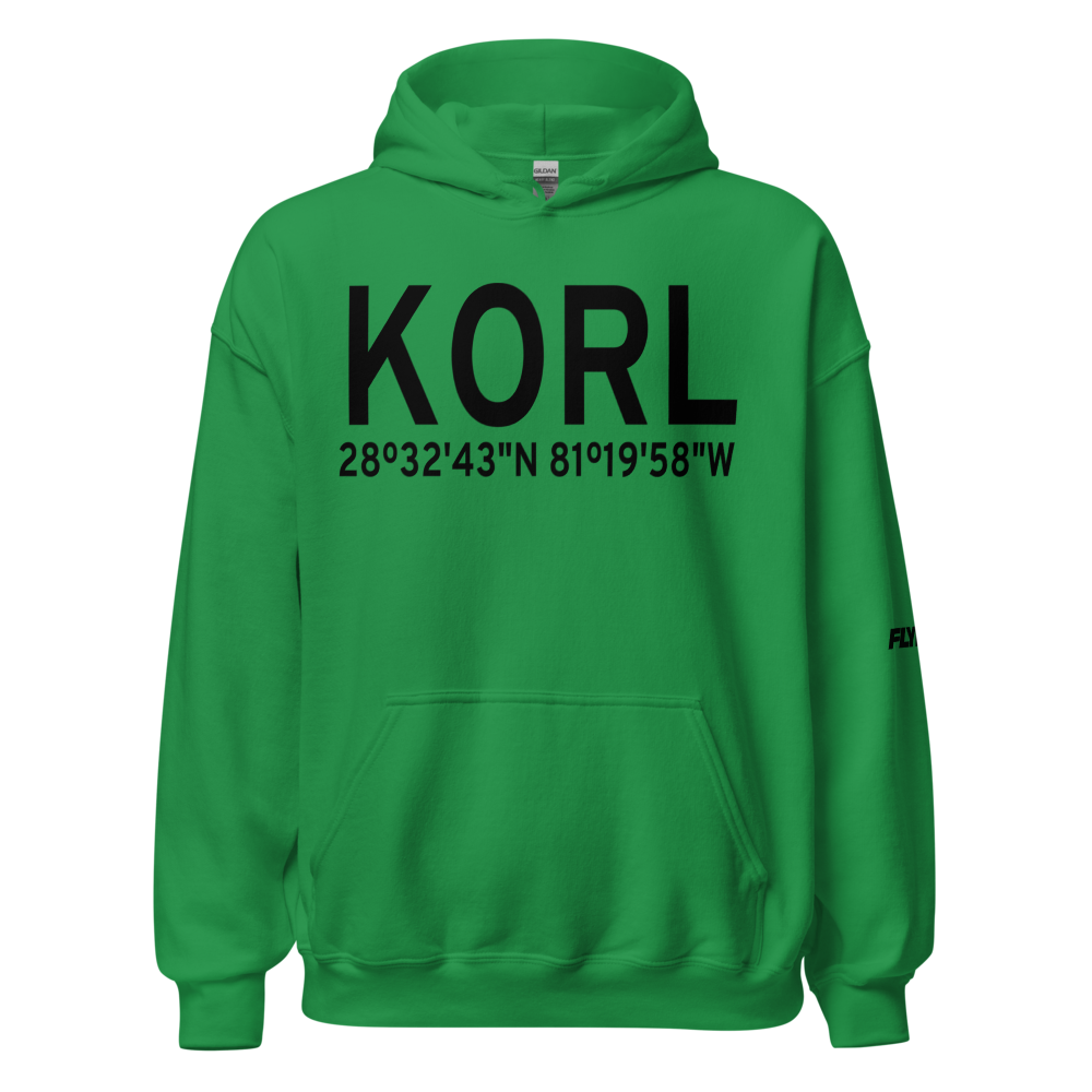 Orlando Executive Airport (KORL) ICAO Hoodie Sweatshirt 