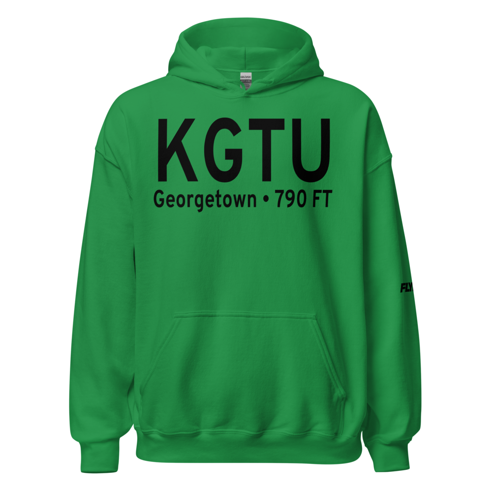 Georgetown Municipal Airport (KGTU) ICAO Hoodie Sweatshirt 