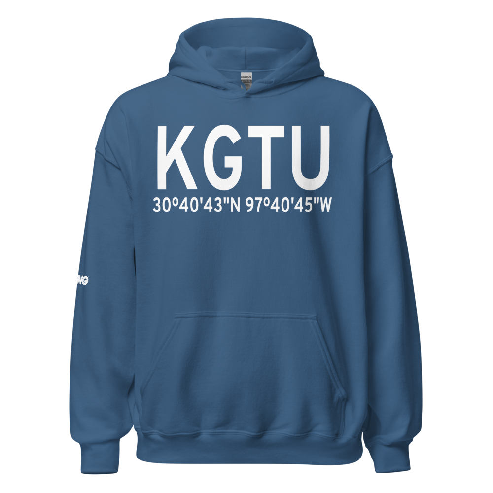 Georgetown Municipal Airport (KGTU) ICAO Hoodie Sweatshirt 