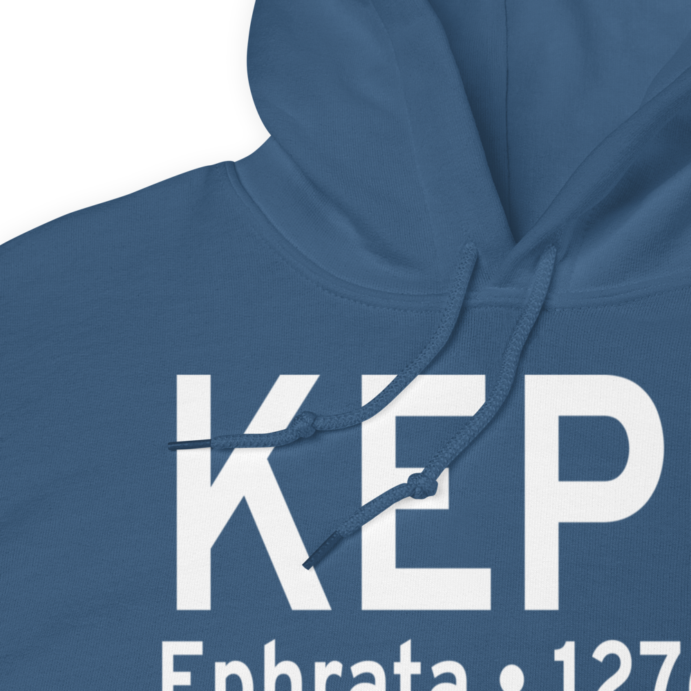 Ephrata Municipal Airport (KEPH) ICAO Hoodie Sweatshirt 