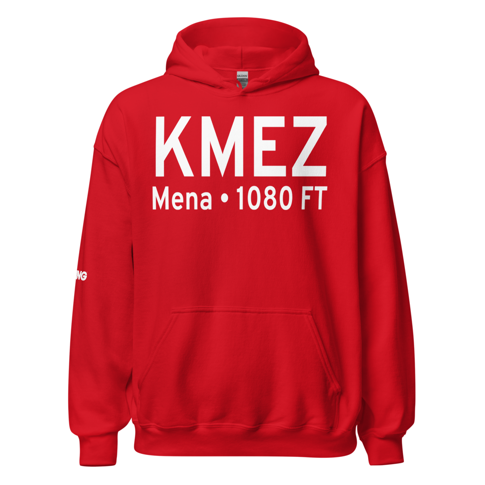 Mena Intermountain Municipal Airport (KMEZ) ICAO Hoodie Sweatshirt 