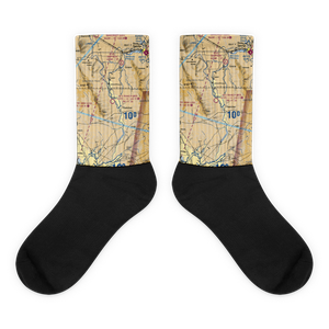 W E Ranch Airport (0ID) VFR Sectional Socks