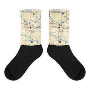 Gove County Airport (1QK) VFR Sectional Socks