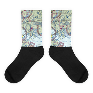 Shank N Bank Airport (TX0) VFR Sectional Socks