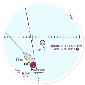 North Fox Island Airport (6Y3) VFR Sectional Sticker (20 mile)