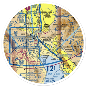 Mountain Point Medical Center Helipad (05M) VFR Sectional Sticker (30 mile)