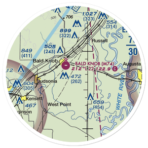 FFS Field (FFS) VFR Sectional Sticker (20 mile)