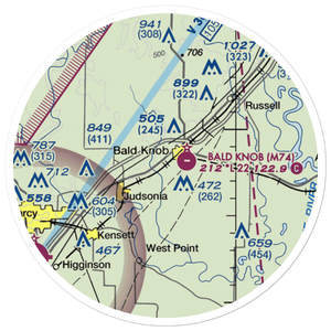 Freps Airport (FRP) VFR Sectional Sticker (20 mile)